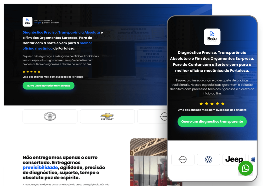 Oficina Automotiva — Tchan Digital